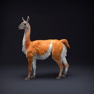 Guanaco- UNBEMALT - Animal Den Miniatures