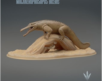 Machaeroprosopus buceros : Climbing - UNPAINTED 3D Resin Figure - Miniature Museum