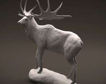 Megaloceros giganteus or Irish Elk - Dino and Dog Miniatures