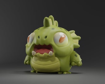 Gillii - UNPAINTED - Grumpii Art Toy