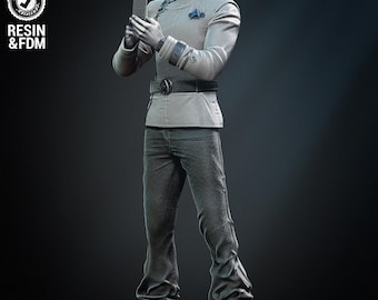 Kirk Sculpture - UNPAINTED FAN ART - Wicked 3D Models