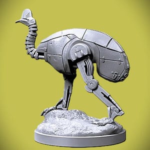 Cassowary Mecha Robot - Mecha Zoo - Dino and Dog Miniatures