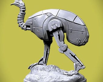 Cassowary Mecha Robot - Mecha Zoo - Dino and Dog Miniatures