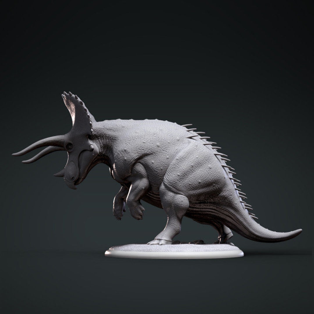 Triceratops Fight - Clynche Art - Etsy