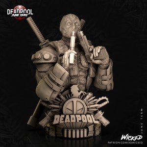 Deadpool-buste - slecht