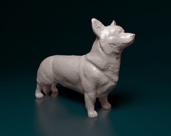 Corgi - Pembroke Welsh Corgi - Sterocat 3D Resin Print