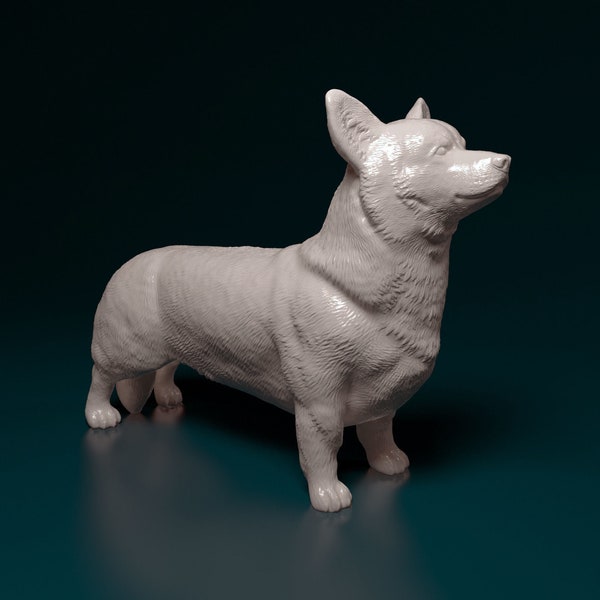 Corgi - Pembroke Welsh Corgi - Sterocat 3D Resin Print