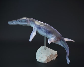 Kronosaurus swimming - UNPAINTED - Dino and Dog Miniatures