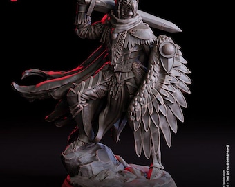 Ravis, Dark Wing - UNPAINTED 3D Figure - Flesh of Gods