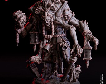Masked Trickster Oni - Flesh of Gods - UNPAINTED