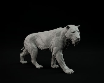 Homotherium Walking- Dino and Dog Miniatures