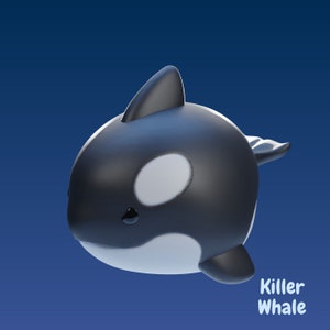 Killer Whale - UNPAINTED - Grumpii Art Toy