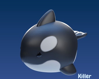 Killer Whale - UNPAINTED - Grumpii Art Toy