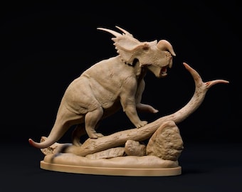 Einiosaurus bull - UNPAINTED - Dino and Dog Miniatures