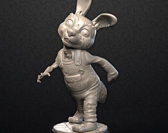 Furry Zombie - UNPAINTED 3D FAN ART Figure - Falcata 3d