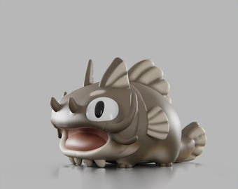 Catfish  - UNPAINTED 3D Resin Figure - Grumpii Art Toy