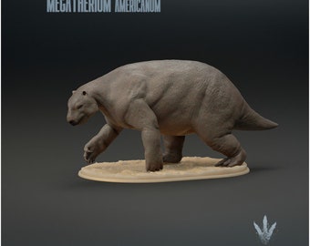 Megatherium Americanum  - UNPAINTED - Miniature Museum