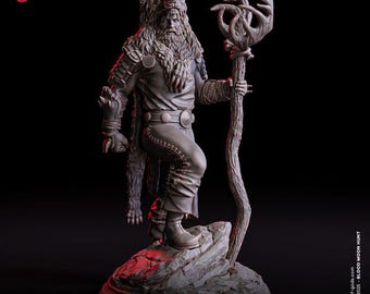 Herman, Pale Grove Warden - UNPAINTED 3D Figure - Flesh of Gods