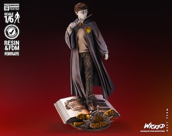 Harry Potter Sculpture - UNPAINTED FAN ART - Wicked 3D Models