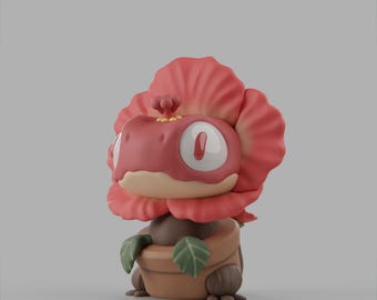 Hibiscii - UNPAINTED 3D Resin Figure - Grumpii Art Toy