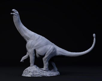 Shunosaurus calling - UNPAINTED - Dino and Dog Miniatures