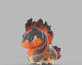 Blazii - UNPAINTED 3D Resin Figure - Grumpii Art Toy