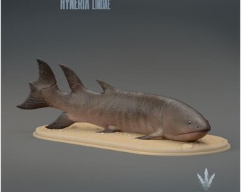 Hyneria lindae : On Land - UNPAINTED 3D Resin Figure - Miniature Museum
