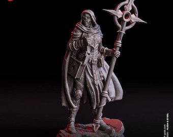 Helia, Forgeborn Cleric - UNPAINTED 3D figure - Flesh of Gods