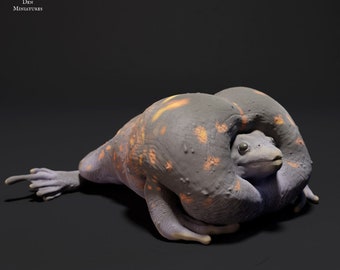 Mexican Burrowing Toad Croak - UNPAINTED - Animal Den Miniatures