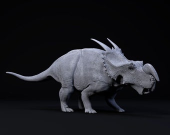 Einiosaurus Defensive - UNPAINTED - Dino and Dog Miniatures