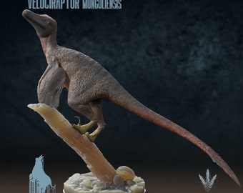 Velociraptor mongoliensis - UNPAINTED - Miniature Museum