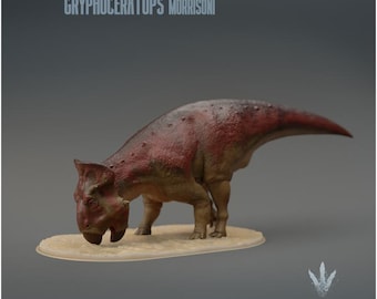 Gryphoceratops morrisoni : Foraging - UNPAINTED - Miniature Museum