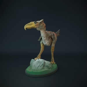 Kelenken - pájaro prehistórico - SIN PINTAR - Miniaturas de dinosaurios y perros