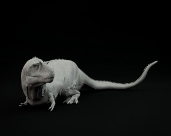 Gorgosaurus Waking Up - Dino and Dog Miniatures