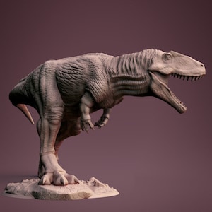 Giganotosaurus - UNPAINTED 3D Resin Figure - Clynche Art
