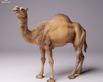 Dromedary Camel Male - UNPAINTED - Animal Den Miniatures