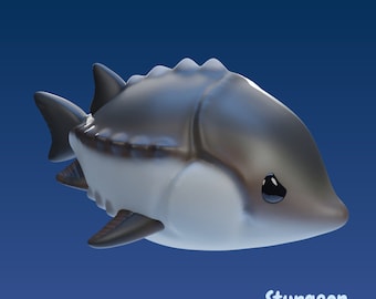 Sturgeon - UNPAINTED - Grumpii Art Toy