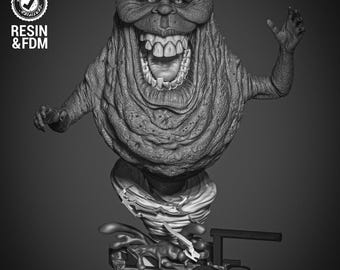 Slimer Sculpture - UNPAINTED FAN ART - Wicked 3D Models