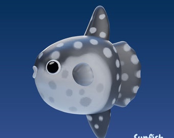 Sunfish - UNPAINTED - Grumpii Art Toy