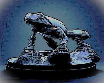 Frog Mecha Robot - Mecha Zoo - Dino and Dog Miniatures