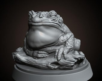 Big Toad - UNPAINTED - Animals & Creatures Minis