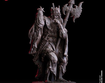 Edravan, Mad King - UNPAINTED Figure - Flesh of Gods