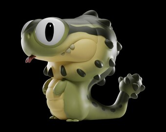 Puffii - UNPAINTED - Grumpii Art Toy