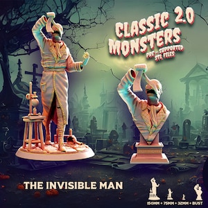 Invisible Man - Classic Monster Collection - Heroes and Beasts