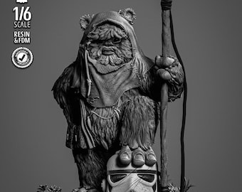 Ewok 1 - UNPAINTED - Star Wars 3D Models