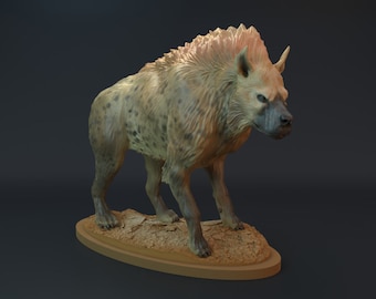 Dinocrocuta - UNPAINTED - Dino and Dog Miniatures