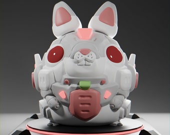 Bunnii - UNPAINTED - Grumpii Art Toy