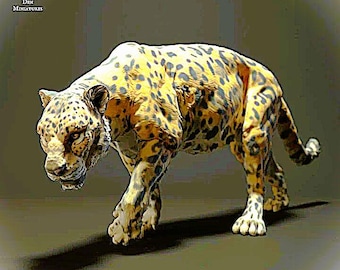 Jaguar - UNPAINTED - Animal Den Miniatures