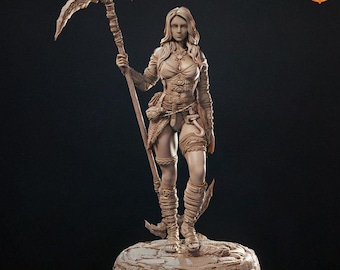 Decapatrix Unmasked, Female Human Executioner - UNPAINTED - SolGood Creations