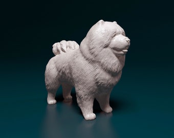Chow Chow- Sterocat 3D Resin Print